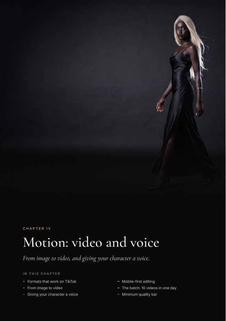 Opening page of chapter IV, Motion: video and voice