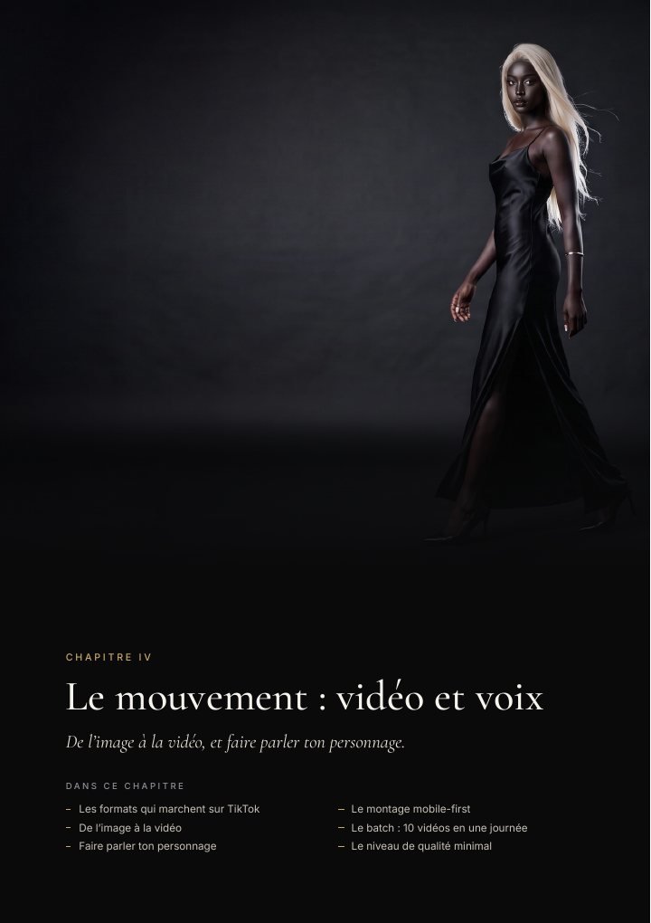Ouverture du chapitre IV, Le mouvement : vidéo et voix